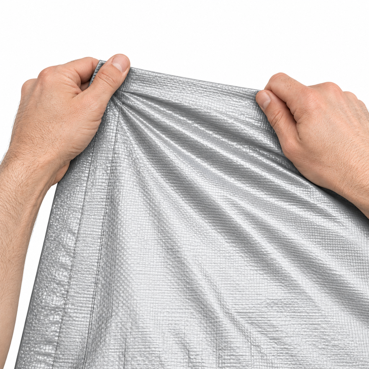 10 Mil Silver and Black Heavy Duty Poly Tarp for Outdoor Protection
