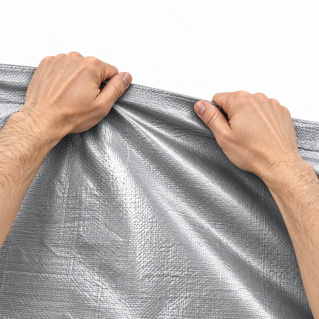 12 Mil Silver Extra Heavy Duty Poly Tarp for Heavy Outdoor Coverage