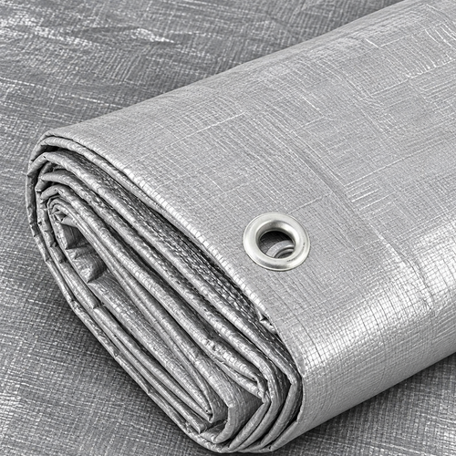 12 Mil Silver Extra Heavy Duty Poly Tarp for Heavy Outdoor Coverage
