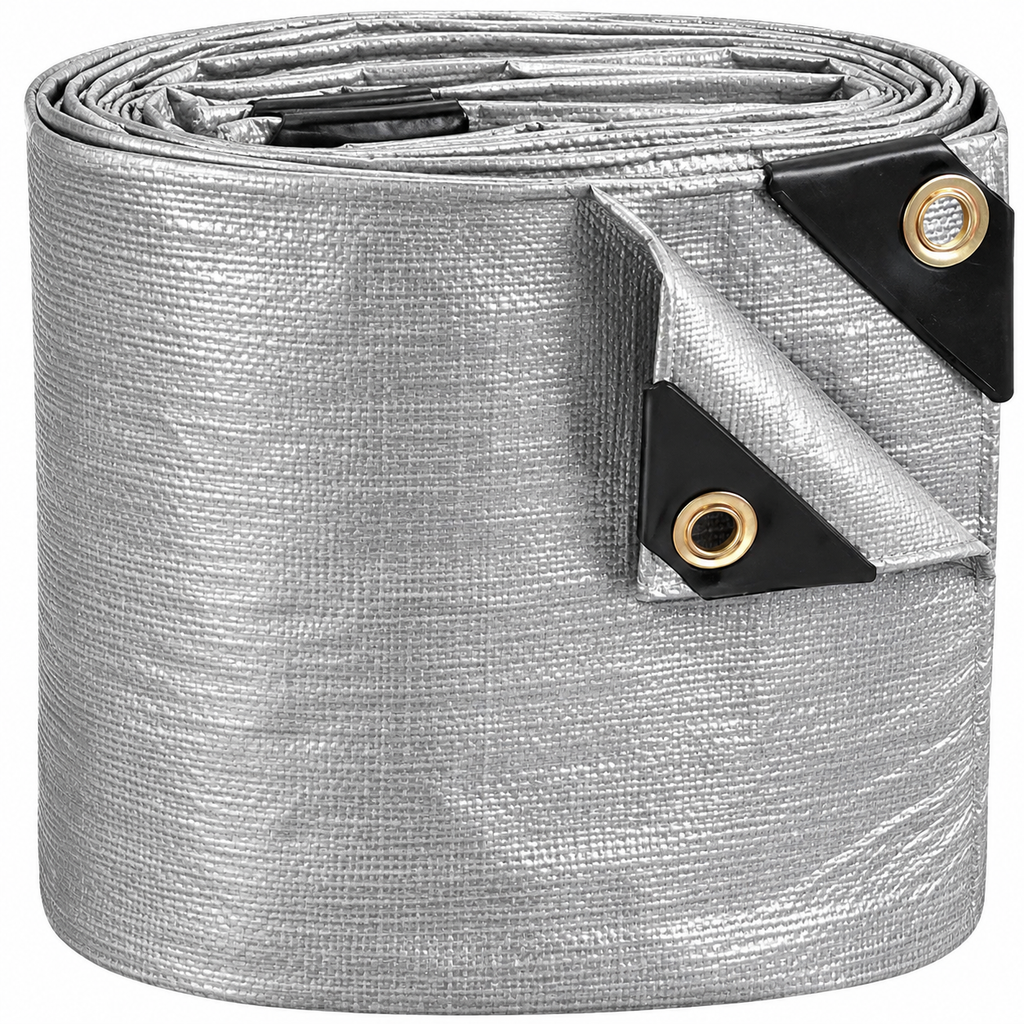 12 Mil Silver Extra Heavy Duty Poly Tarp for Heavy Outdoor Coverage