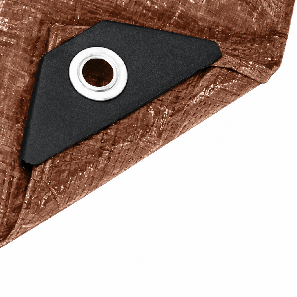 5 Mil Brown Poly Tarp for General Outdoor Covering