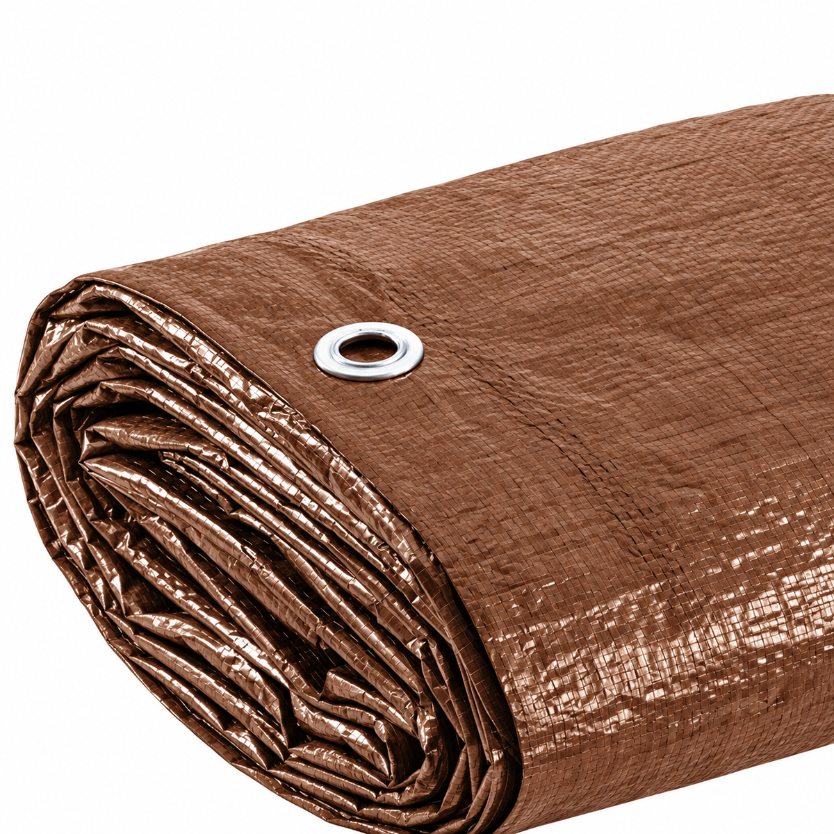 5 Mil Brown Poly Tarp for General Outdoor Covering