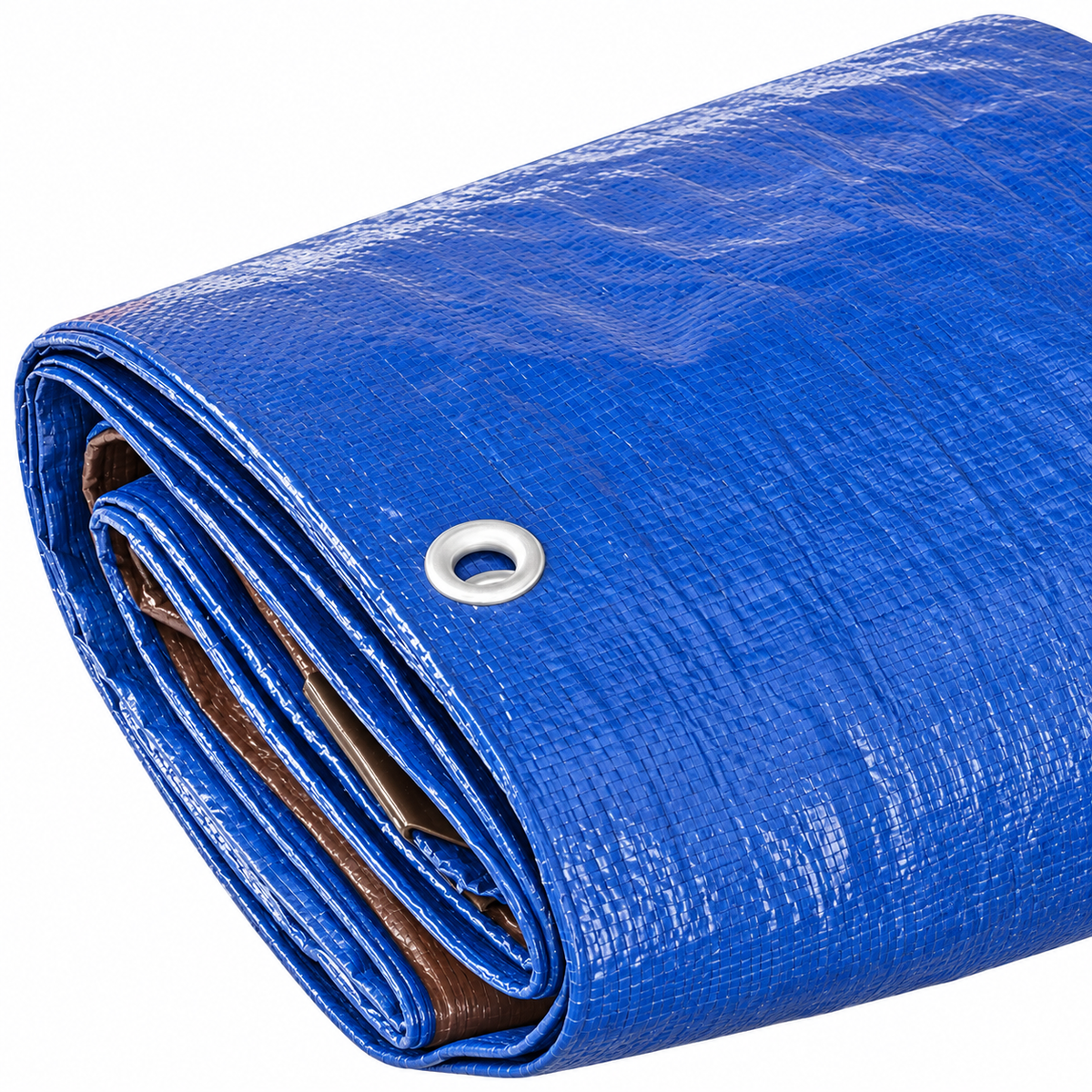 7 Mil Blue and Brown Tarp for Versatile Outdoor Covering