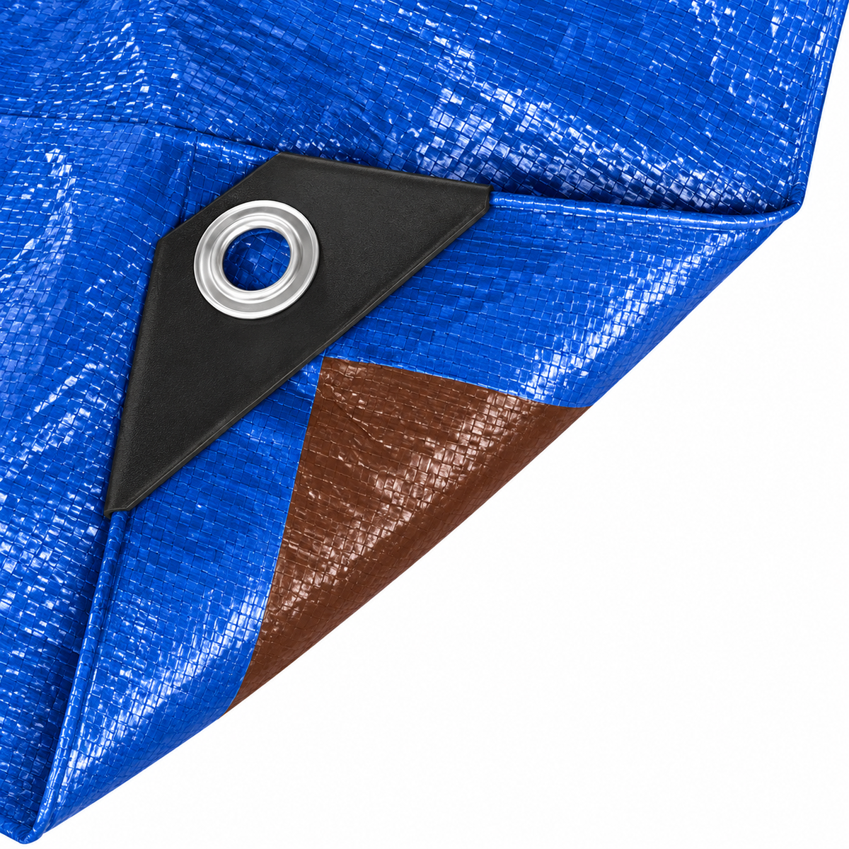 7 Mil Blue and Brown Tarp for Versatile Outdoor Covering