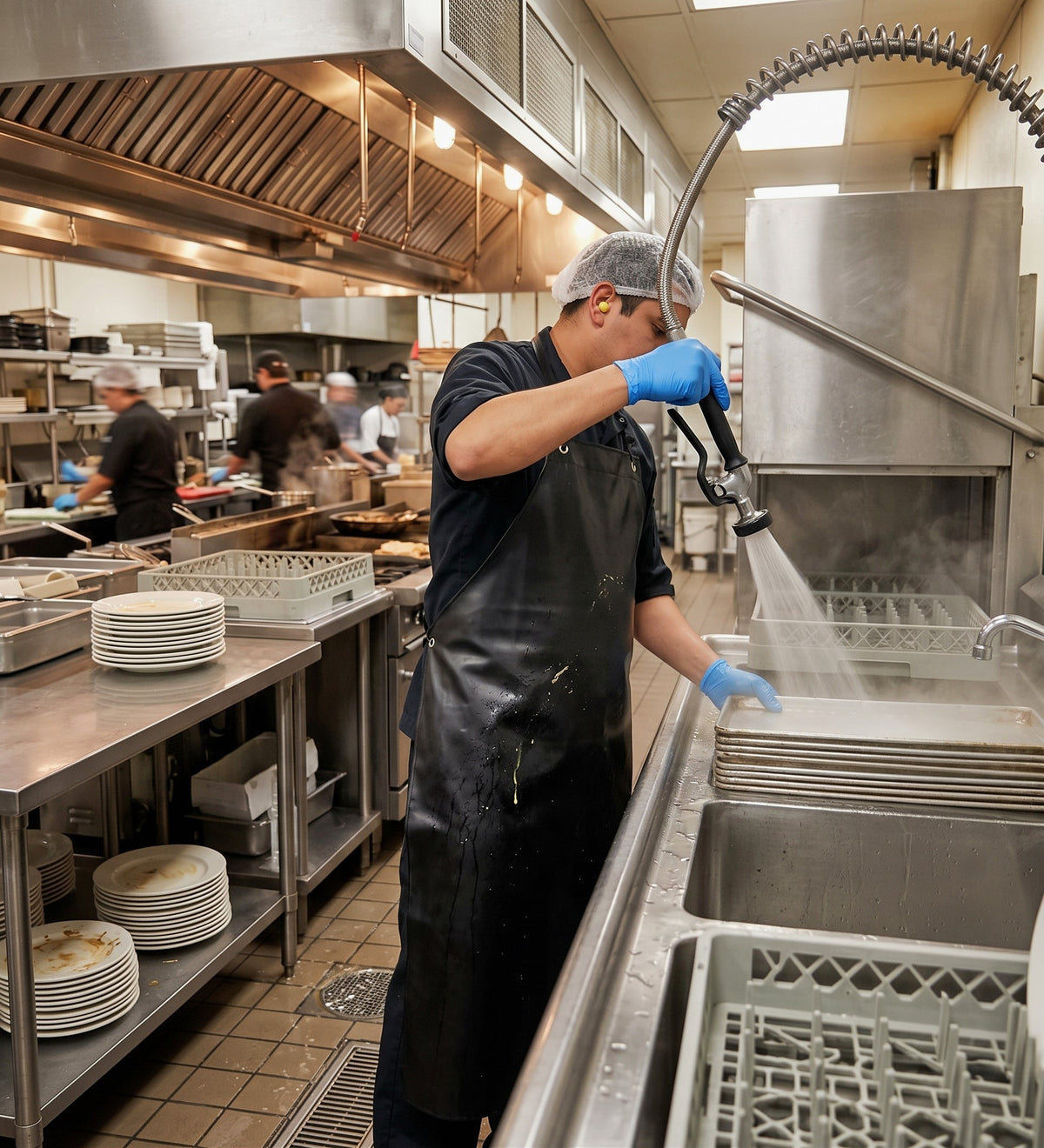 Heavy Duty Waterproof Vinyl Aprons for Industrial and Commercial Use