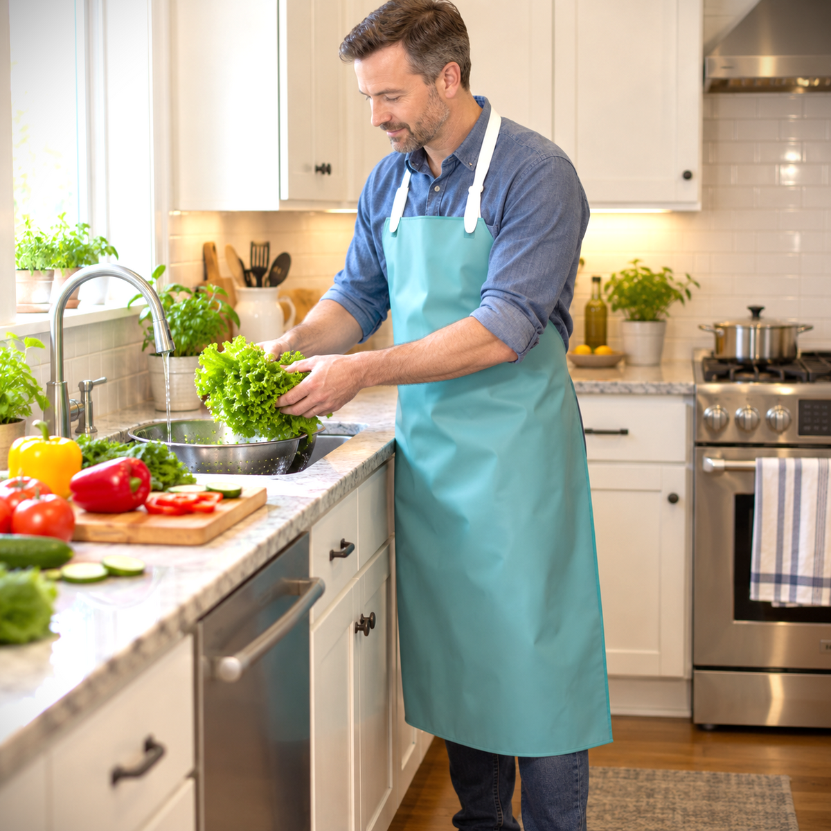 Heavy Duty 20 Mil Waterproof Aprons for Industrial and Everyday Use
