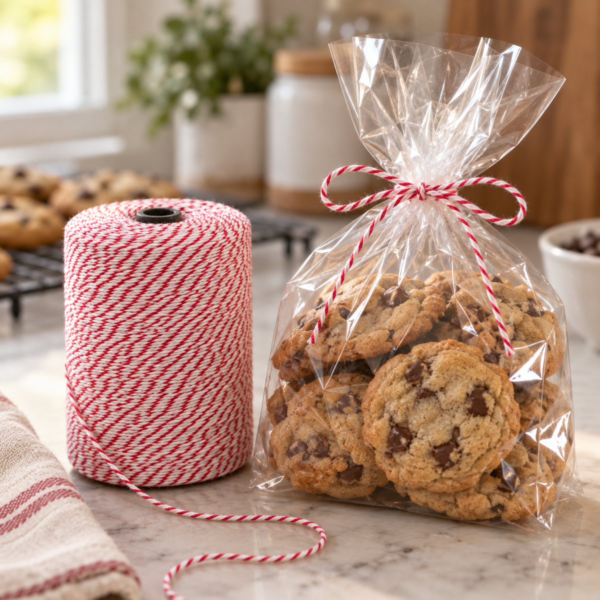 Natural Baker's Twine Cone for Gardening, Bundling and Crafts