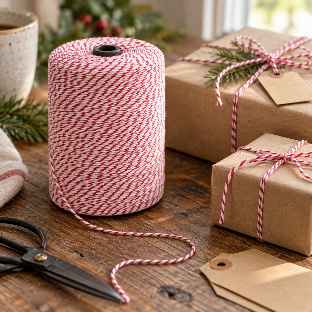 Natural Baker's Twine Cone for Gardening, Bundling and Crafts