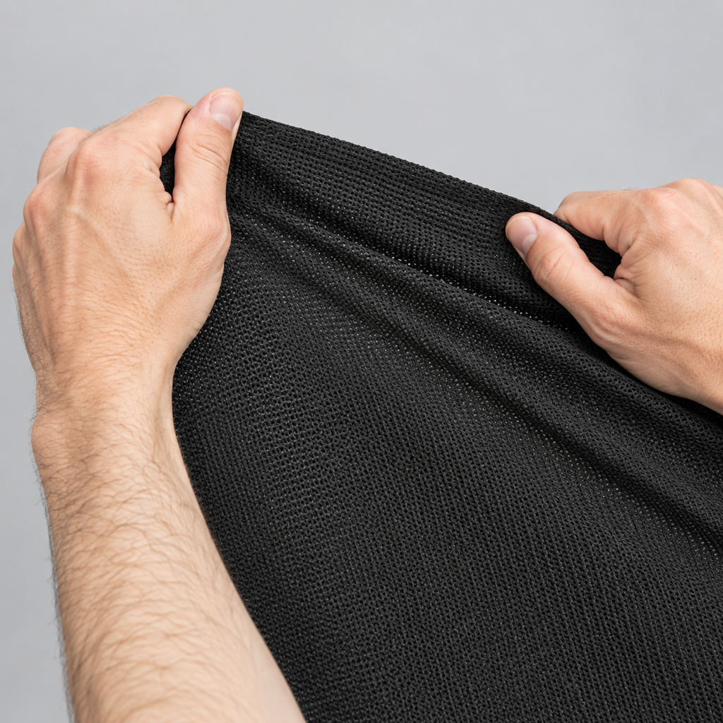 Black Mesh Truck Tarp for Shade, Airflow and Outdoor Coverage
