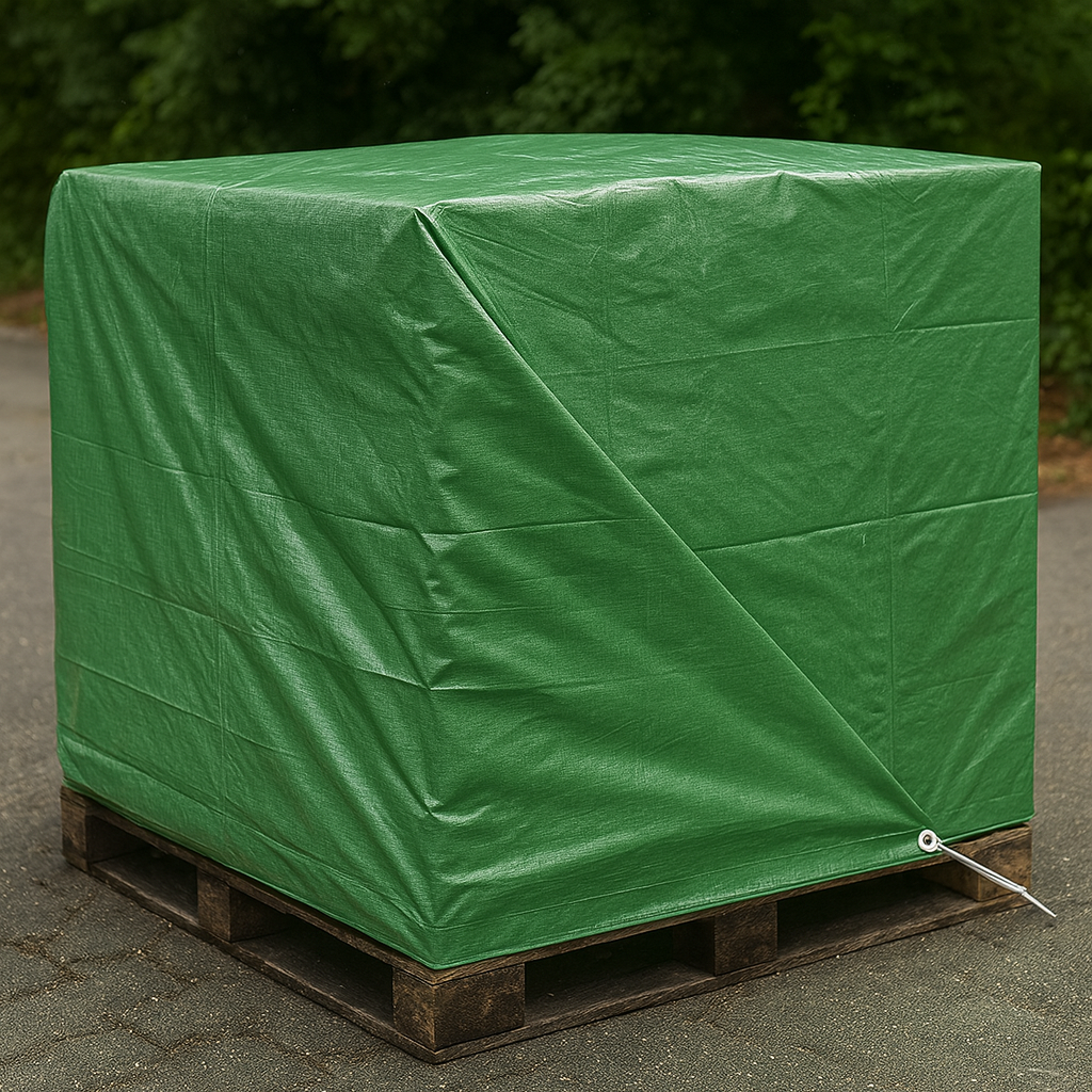 Green Polyethylene Tarpaulin 90gsm – Waterproof Cover with UV Protection & Rustproof Eyelets