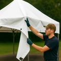 White Polyethylene Tarpaulin 105gsm – Waterproof Cover with UV & Tear Resistance for Outdoor Use
