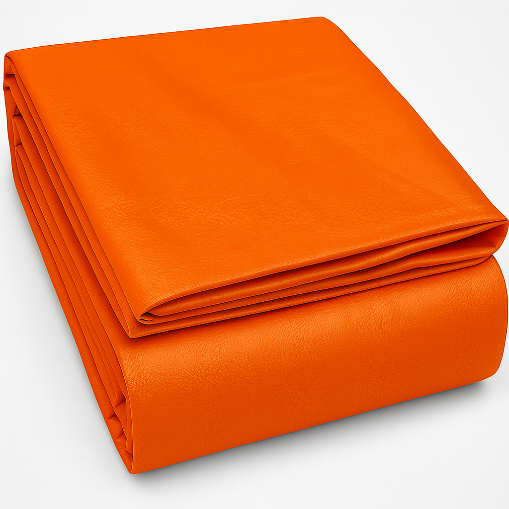 Orange Tarpaulin 90gsm – Heavy Duty, Waterproof Cover for Garden, Camping & DIY Protection