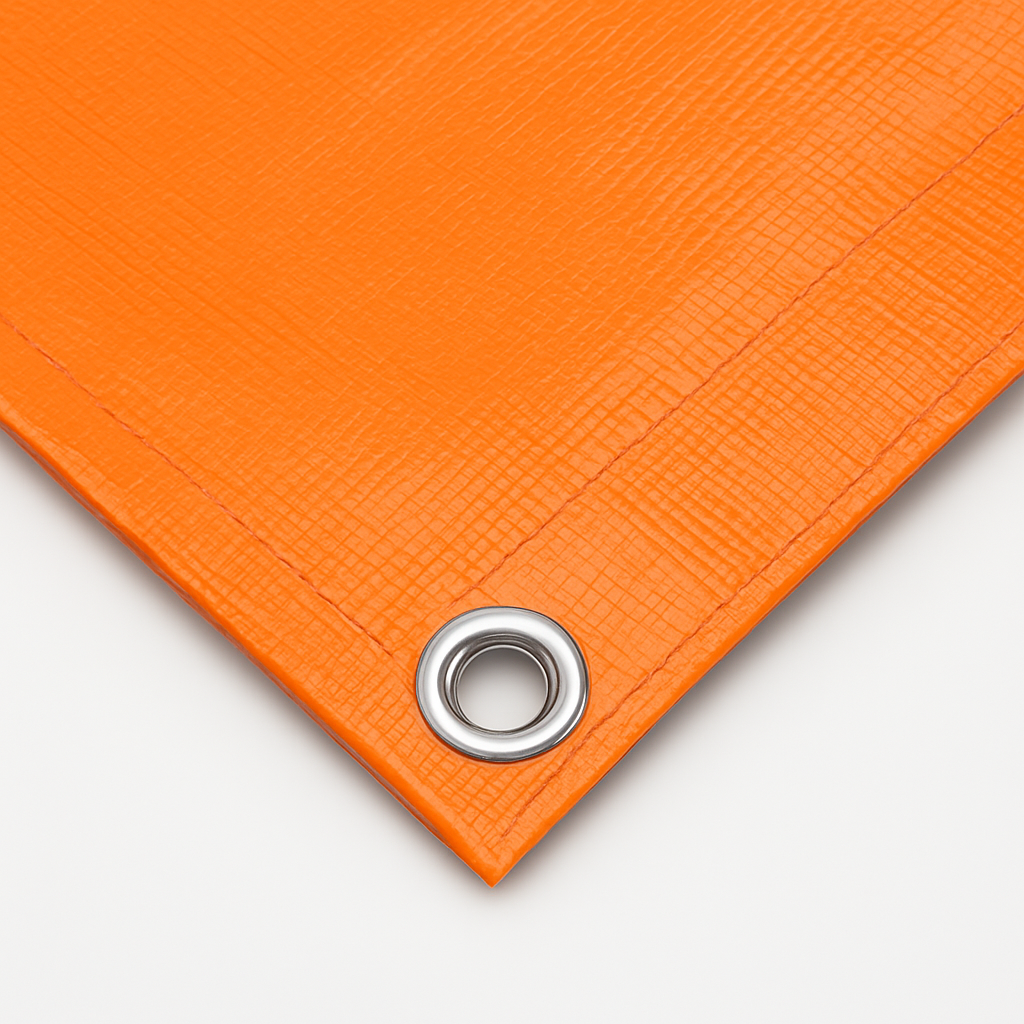 Orange Tarpaulin 90gsm – Heavy Duty, Waterproof Cover for Garden, Camping & DIY Protection