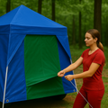 110gsm Blue/Green Waterproof Tarpaulin – Heavy-Duty Cover Sheet for Garden, Car, DIY & Outdoor Projects