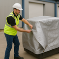 140gsm Silver Waterproof Tarpaulin – Durable Outdoor Cover for Roofs, Gardens & Equipment Protection