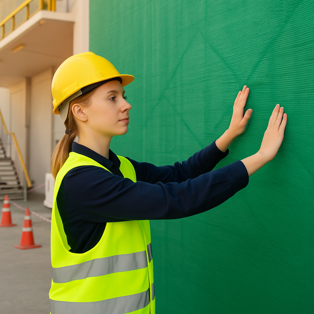 Durable 50GSM Debris Netting for Scaffolding and Construction Safety Applications