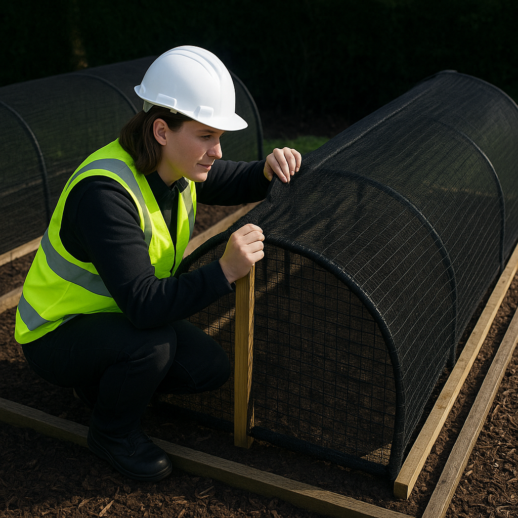 Durable 50GSM Debris Netting for Scaffolding and Construction Safety Applications