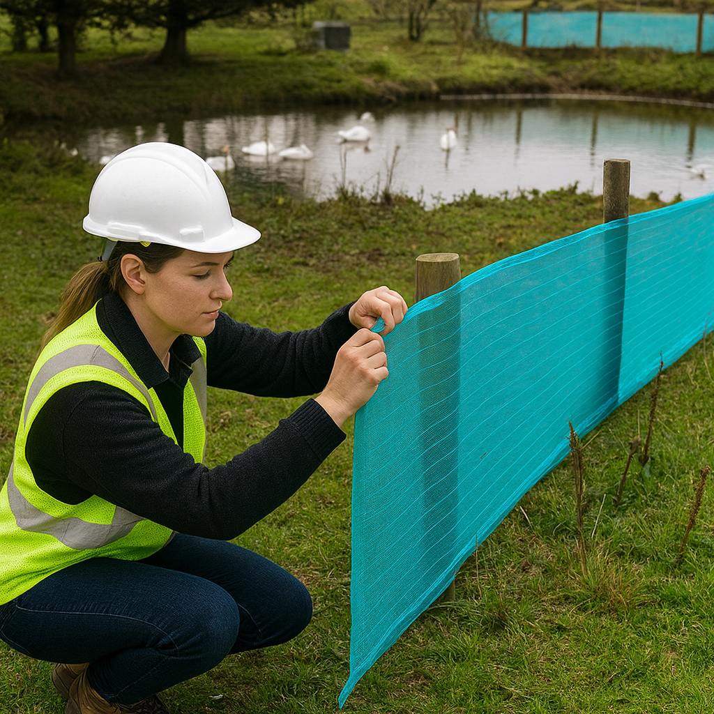 Durable 50GSM Debris Netting for Scaffolding and Construction Safety Applications