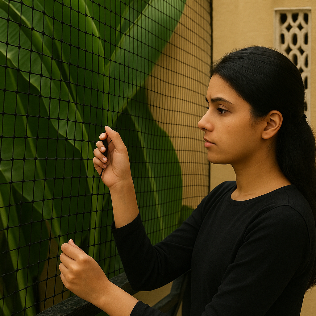 Durable Anti-Bird Netting for Gardens – Green & Black - UV Resistant Mesh for Fruit Trees, Vegetables & Ponds