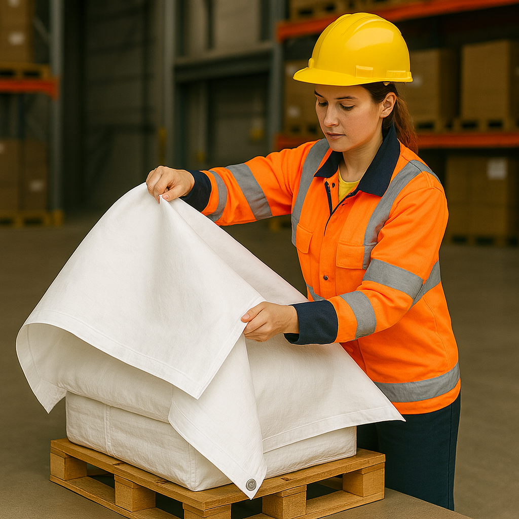 200gsm White Waterproof Tarpaulin with Reinforced Corners and Aluminium Eyelets for Garden, Roofing and Site Cover