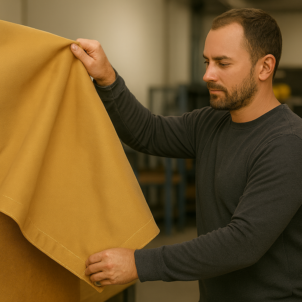 Natural Cotton Canvas Tarpaulin 18oz – Heavy Duty, Water-Resistant Cover for Industrial & Outdoor Use