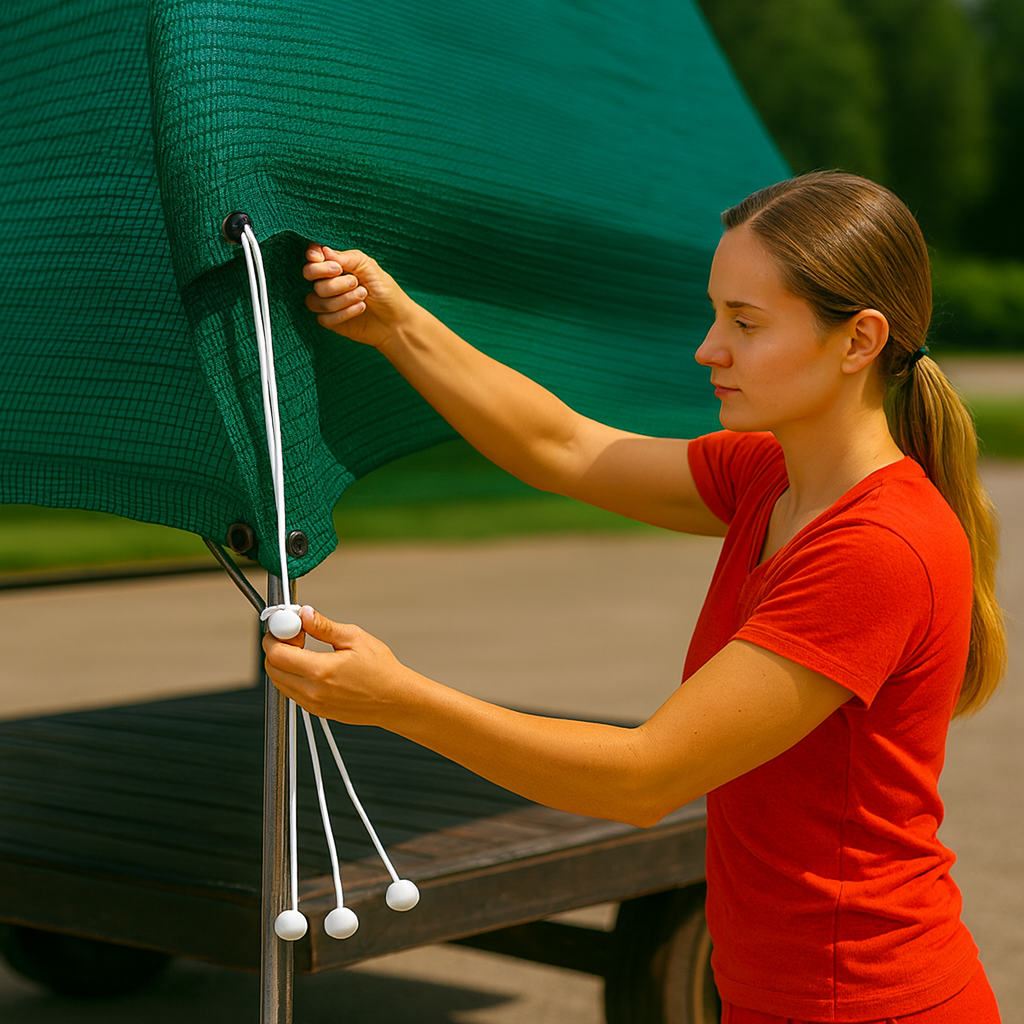 White Ball Bungees 30cm – Heavy Duty 25mm Fasteners for Tarpaulins, Camping & Industrial Use
