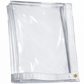 20 Mil Clear Vinyl Tarp for Transparent Outdoor Coverage