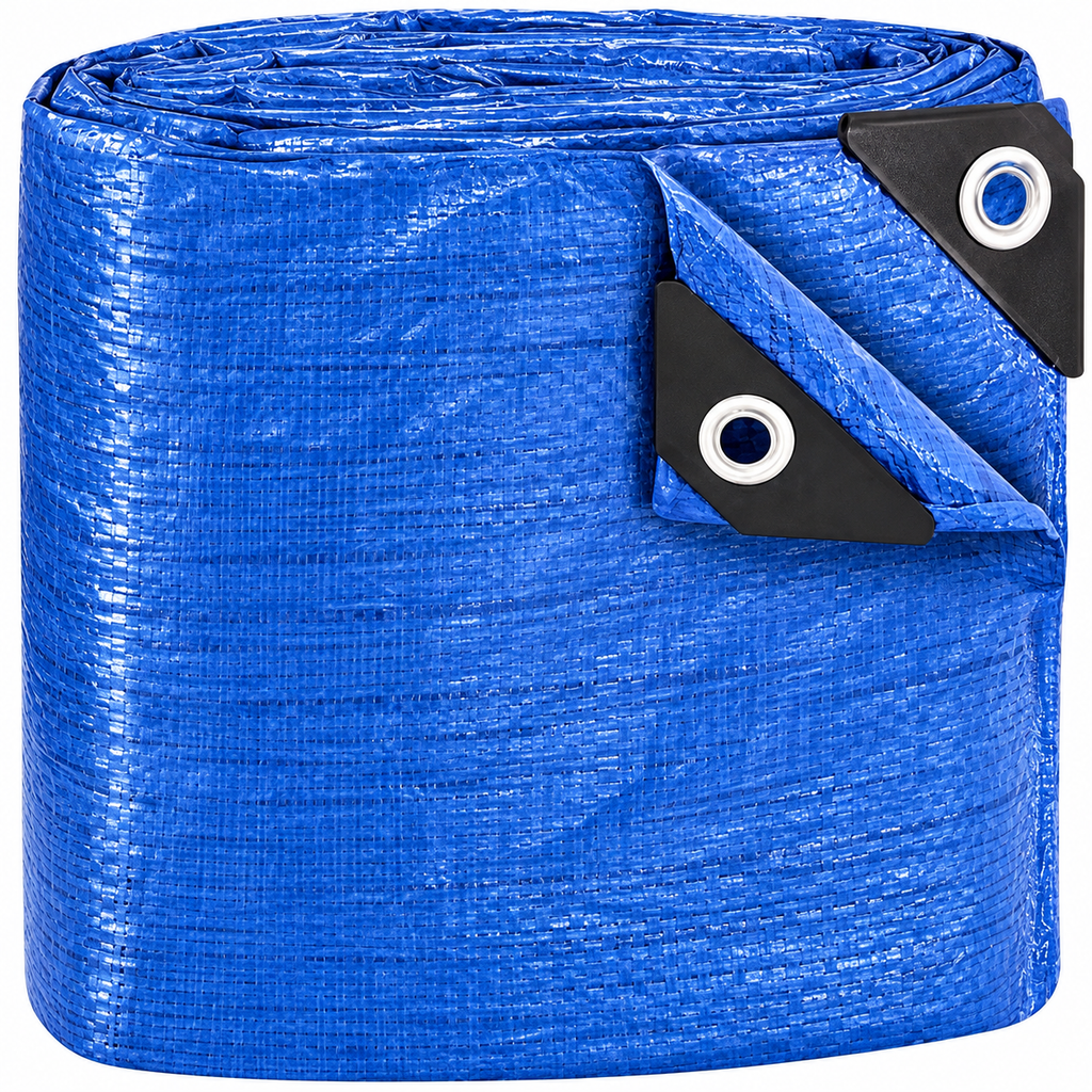 5 Mil Blue Poly Tarp for Everyday Outdoor Coverage
