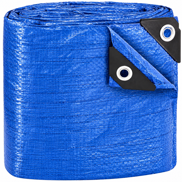 5 Mil Blue Poly Tarp for Everyday Outdoor Coverage