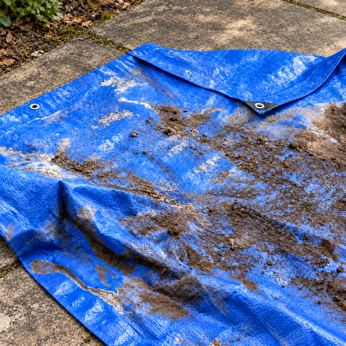 5 Mil Blue Poly Tarp for Everyday Outdoor Coverage