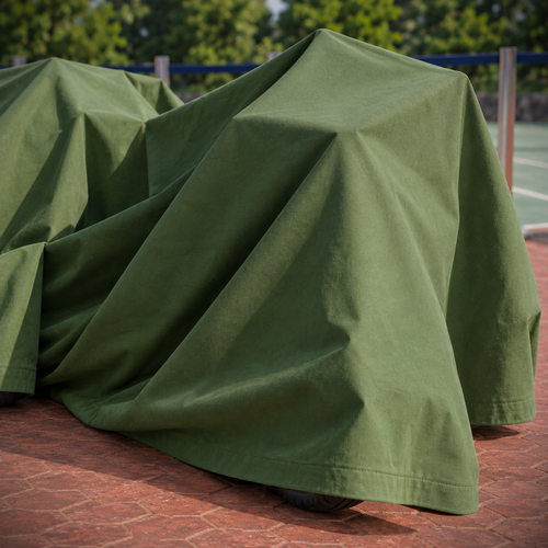 10oz Green Heavy Duty Canvas Tarp for Outdoor Use