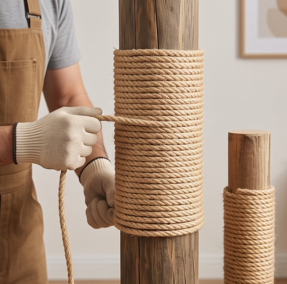 Heavy Duty Sisal Fiber Rope for Crafts and Outdoor Projects
