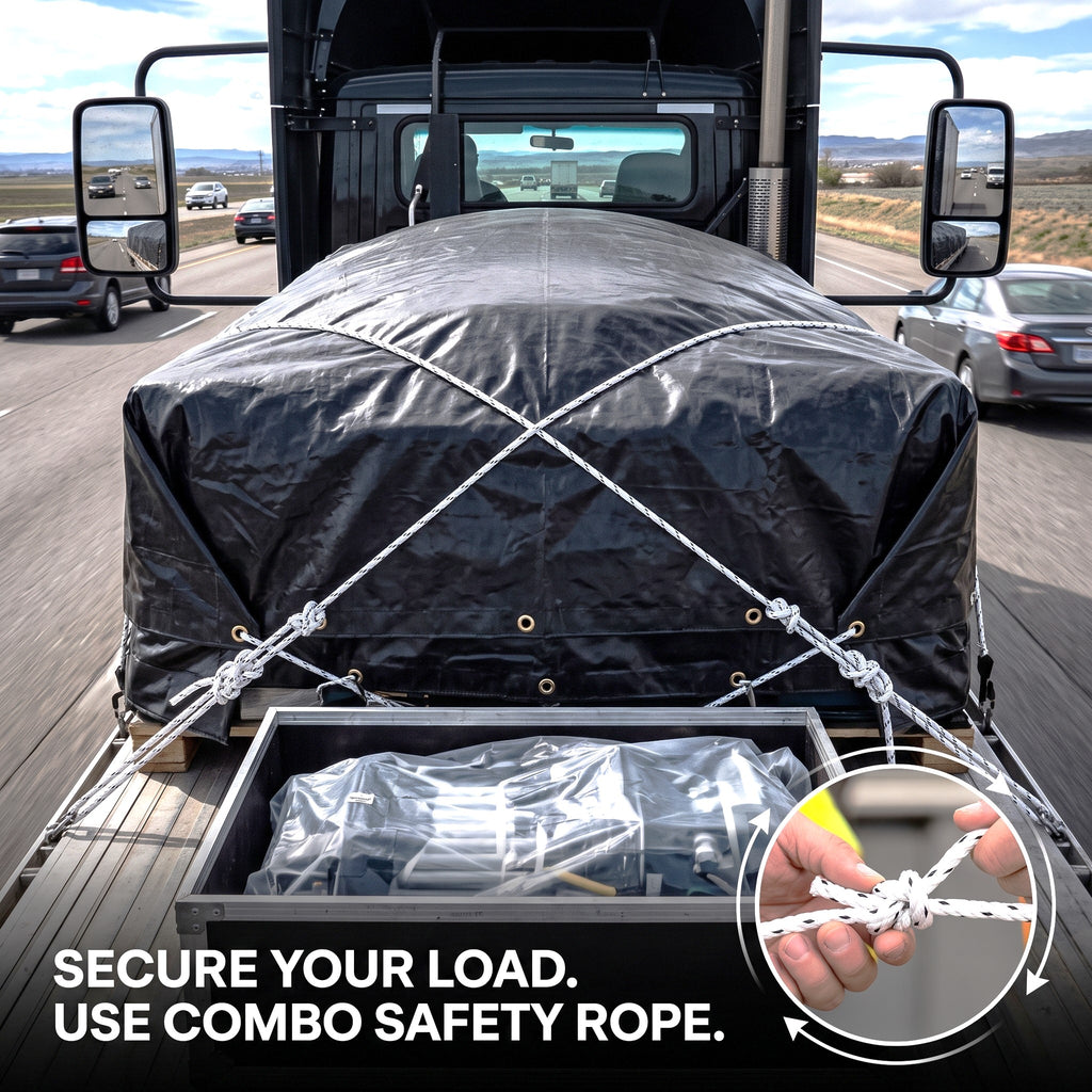 Heavy Duty Poly Combo 3 Strand Safety Rope for Marine and Outdoor Applications