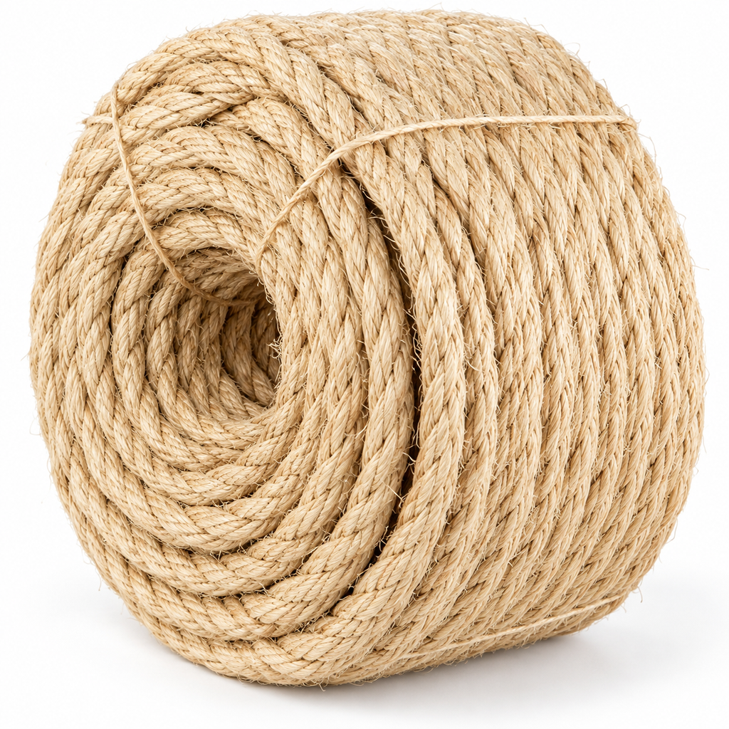Heavy Duty Sisal Fiber Rope for Crafts and Outdoor Projects