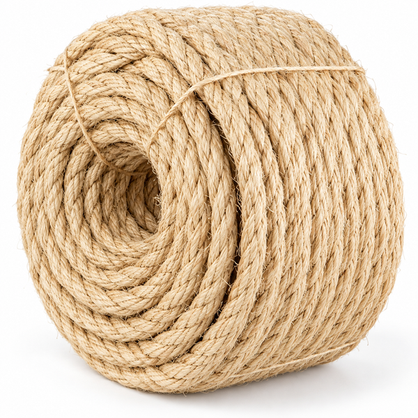 Heavy Duty Sisal Fiber Rope for Crafts and Outdoor Projects