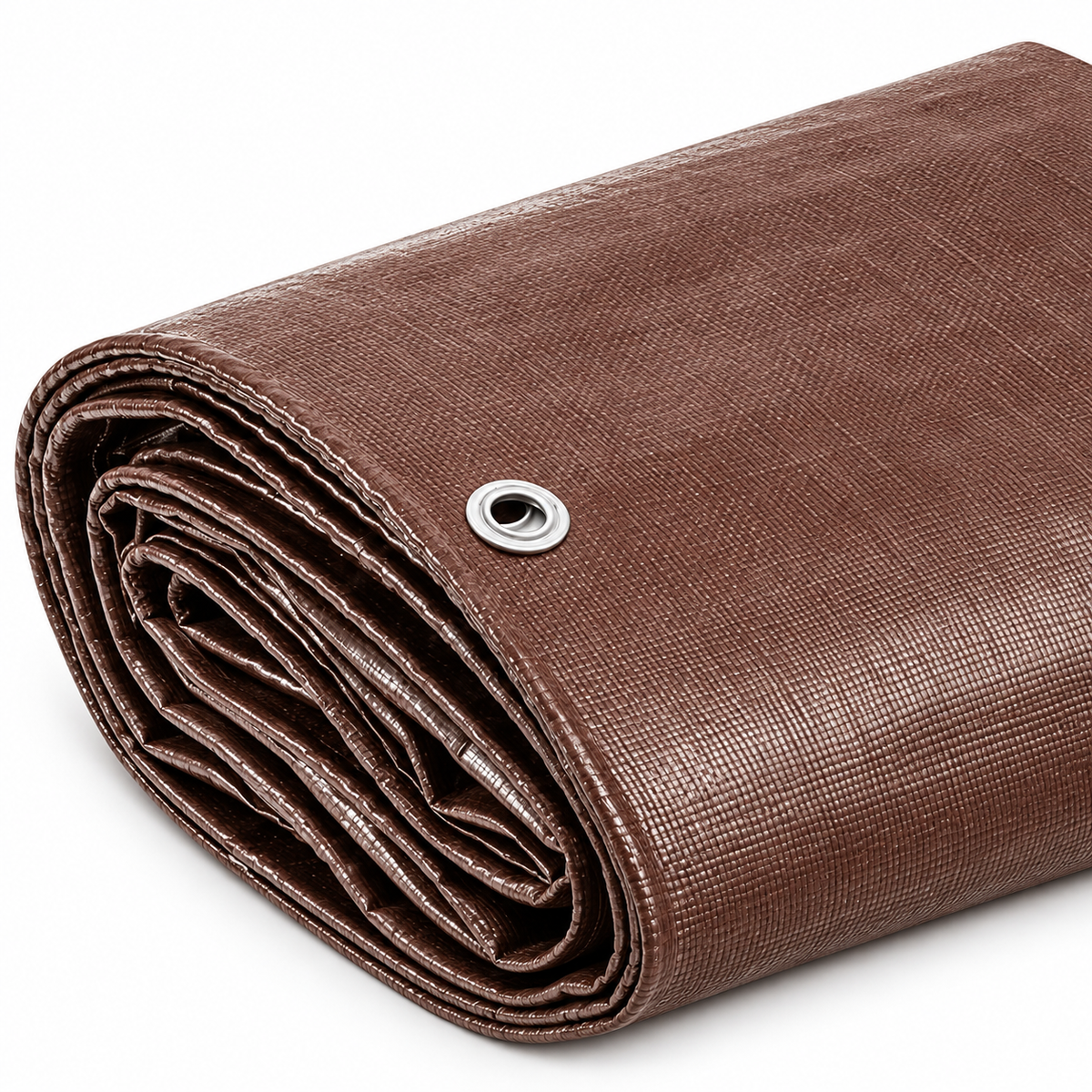 16 Mil Brown Super Heavy Duty Poly Tarp for Demanding Outdoor Use