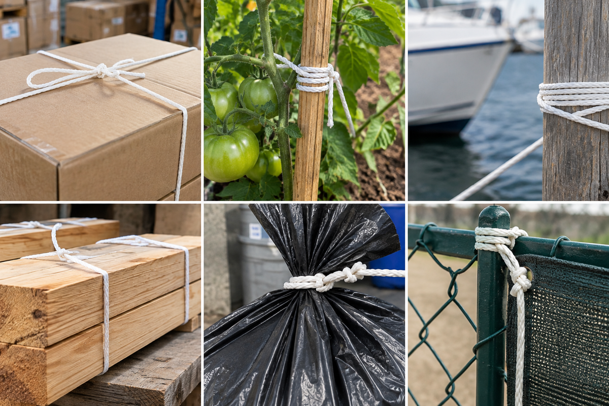 Heavy Duty Polypropylene Twine for Packaging, Gardening and Marine Use