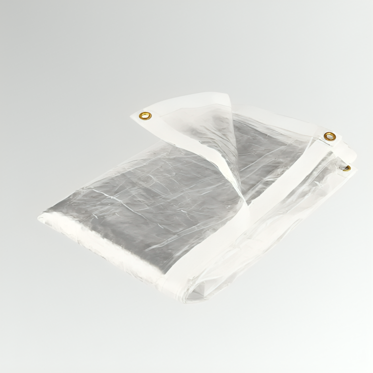 Transparent Clear PVC Tarpaulin 310gsm – Waterproof and UV-Resistant Cover for Outdoor Protection