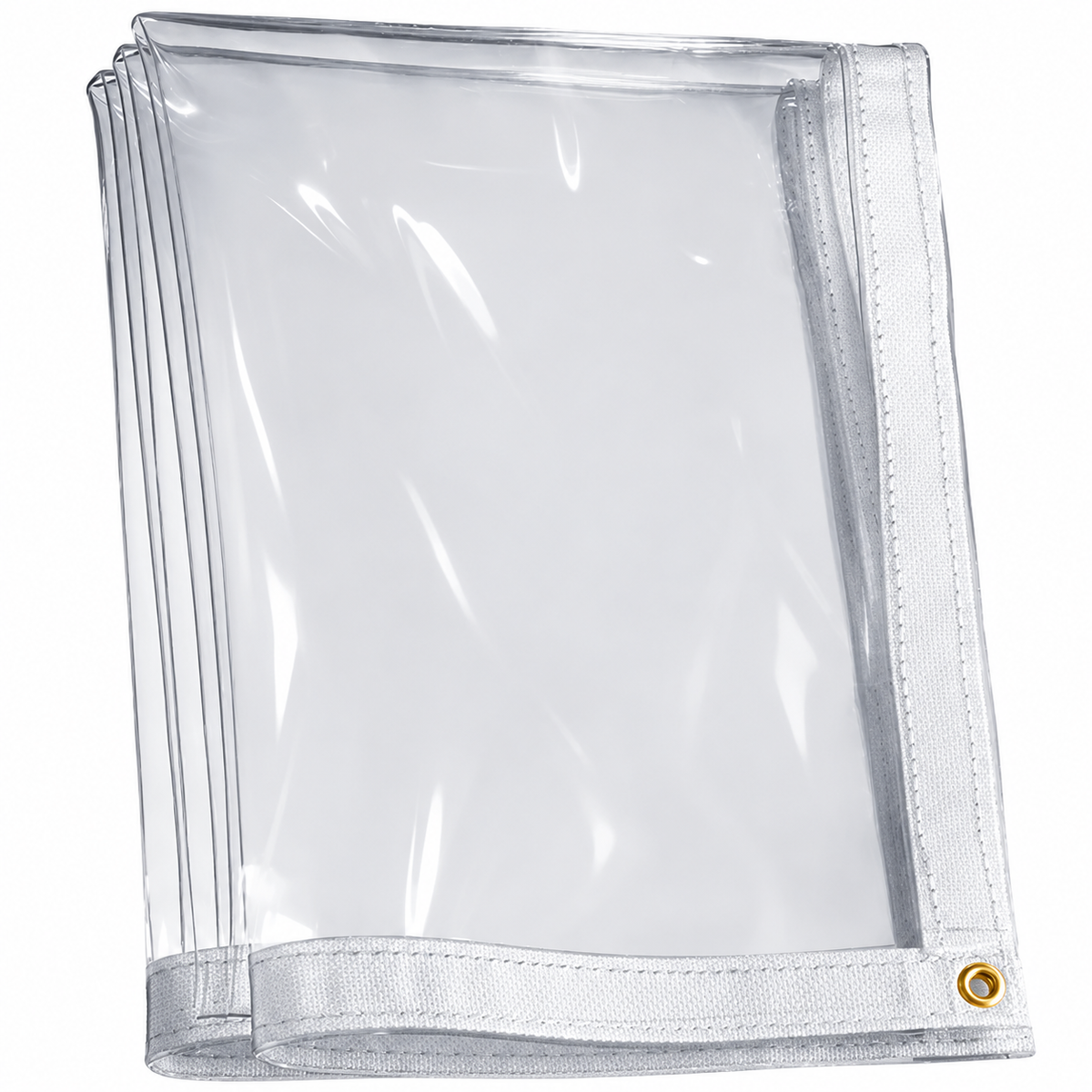30 Mil Clear Vinyl Tarp for Heavy Outdoor Coverage