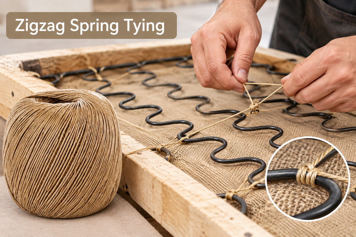 Wax Coated 4 Ply Twine for Upholstery and Furniture Repair