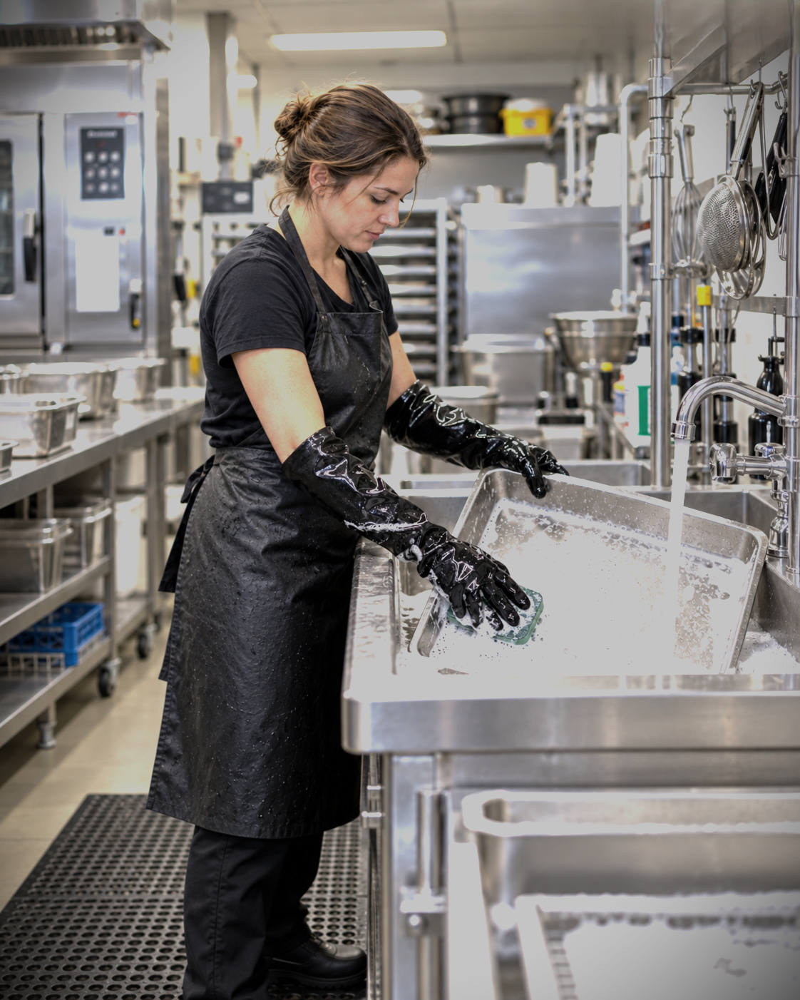 18 Inch PVC Coated Gloves for Chemical and Work Protection