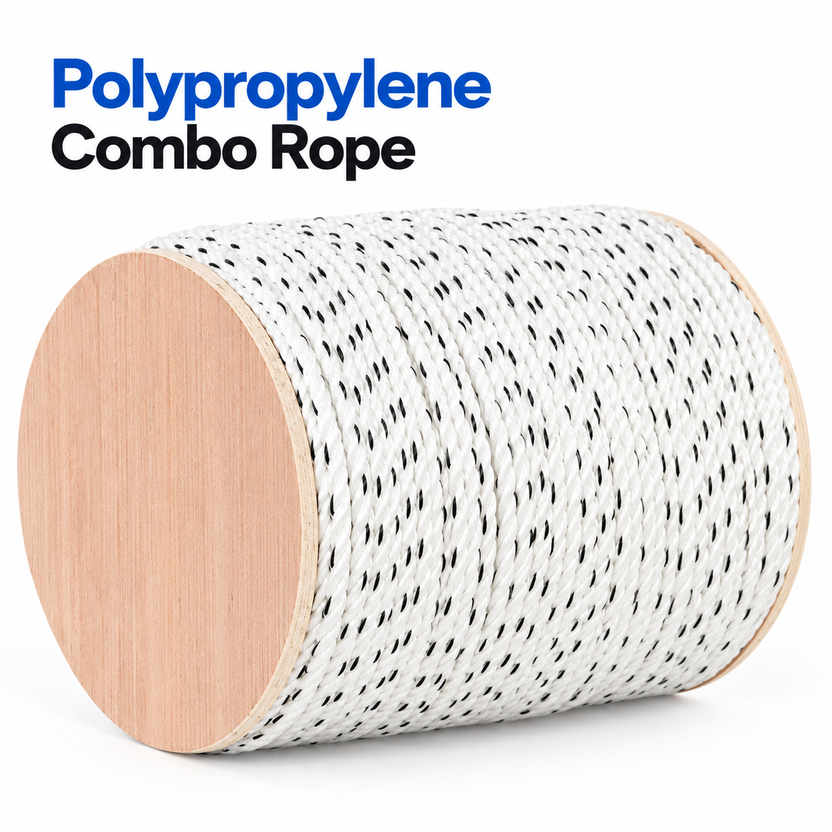 Heavy Duty Poly Combo 3 Strand Safety Rope for Marine and Outdoor Applications
